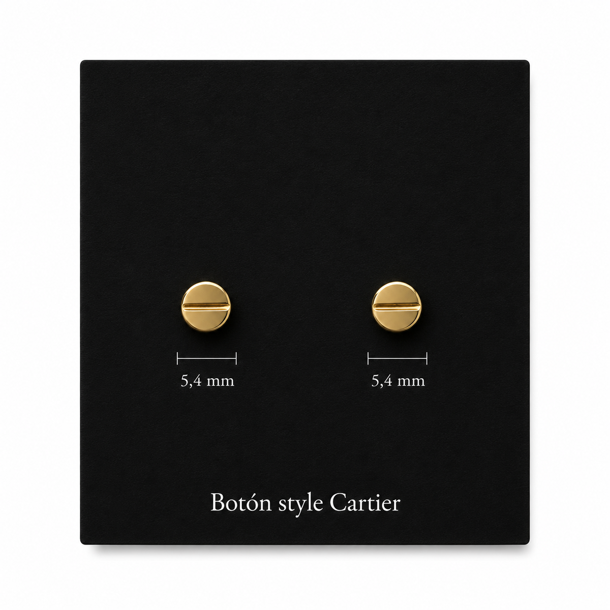 Boton Style Cartier 10k