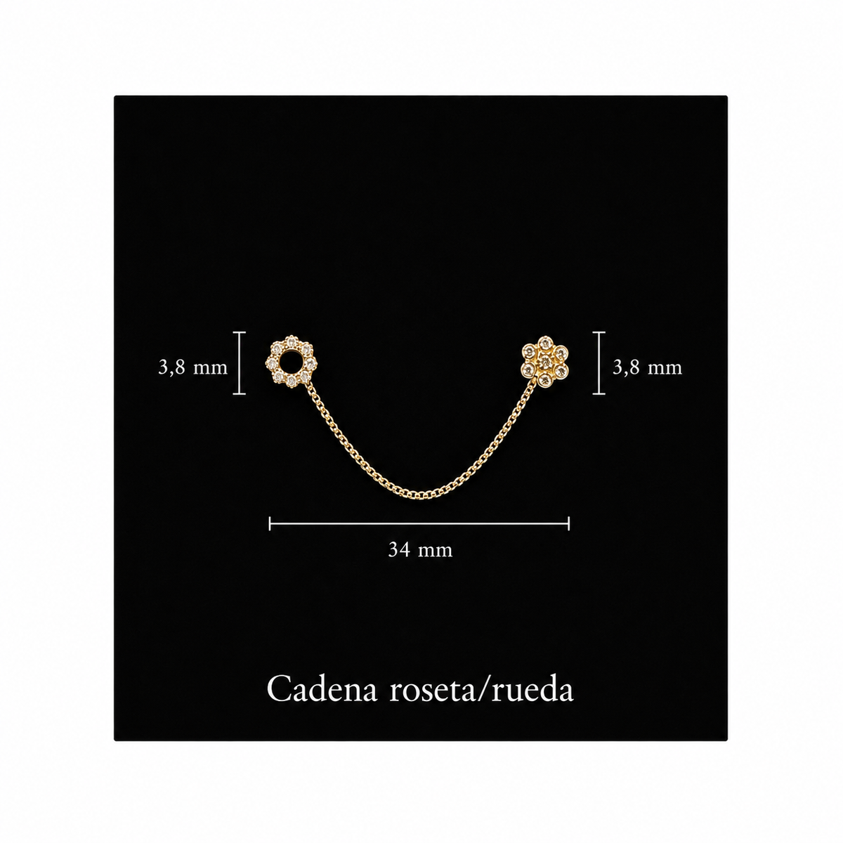 Cadena Baby Roseta 10k