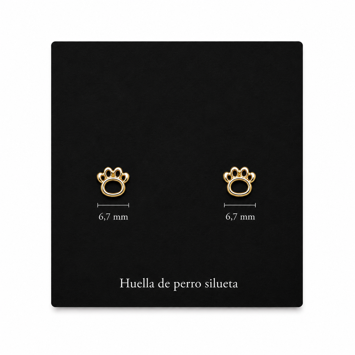 Huella de perro Silueta 10k