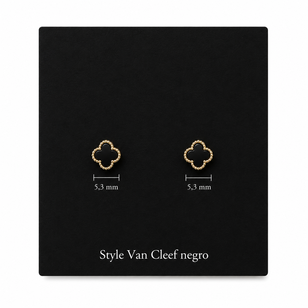 Style Van Cleef Negro 10k